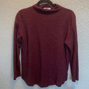 Old Navy maroon cowl neck sweater